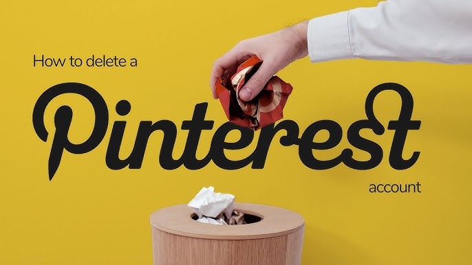 How to delete or temporarily deactivate a Pinterest account