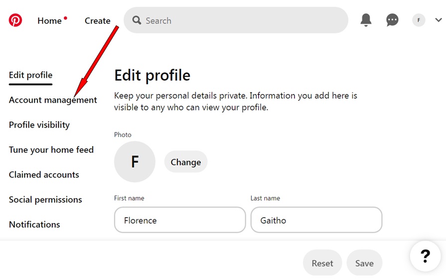 How to delete your Pinterest account on a computer