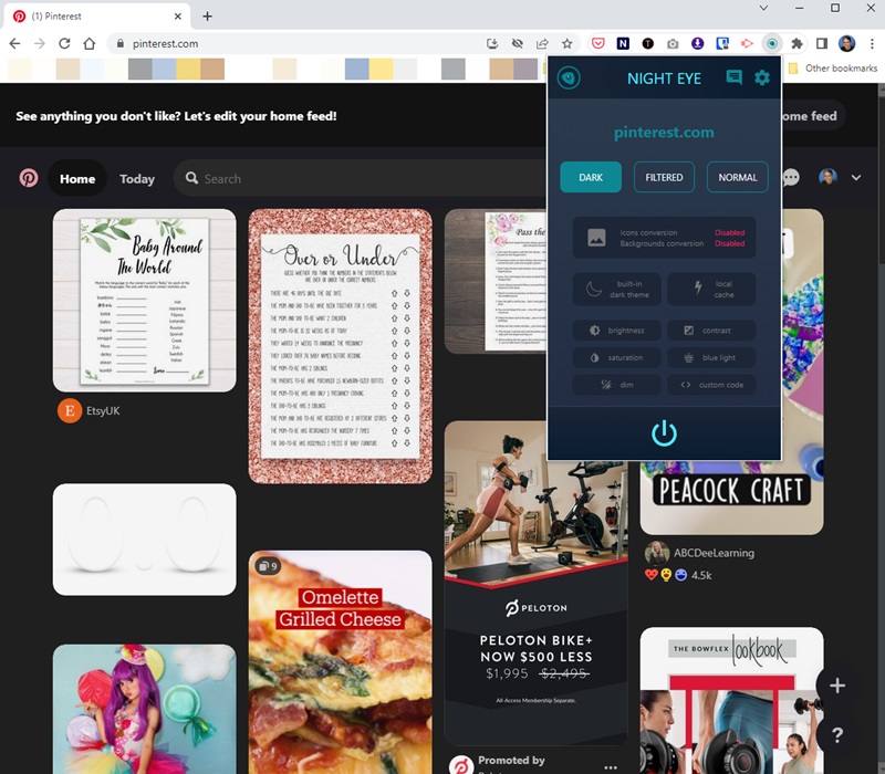 How to Enable Dark Mode on Pinterest for PC